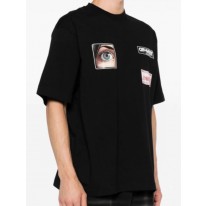 오프화이트 남녀공용 반팔티