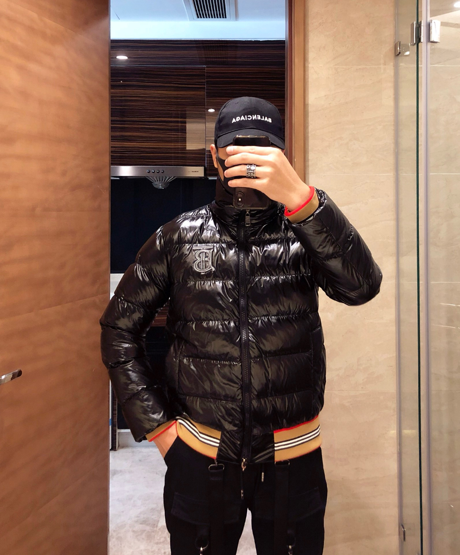 버버리 남자 패딩