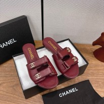 샤넬 여자 슬리퍼 샌들